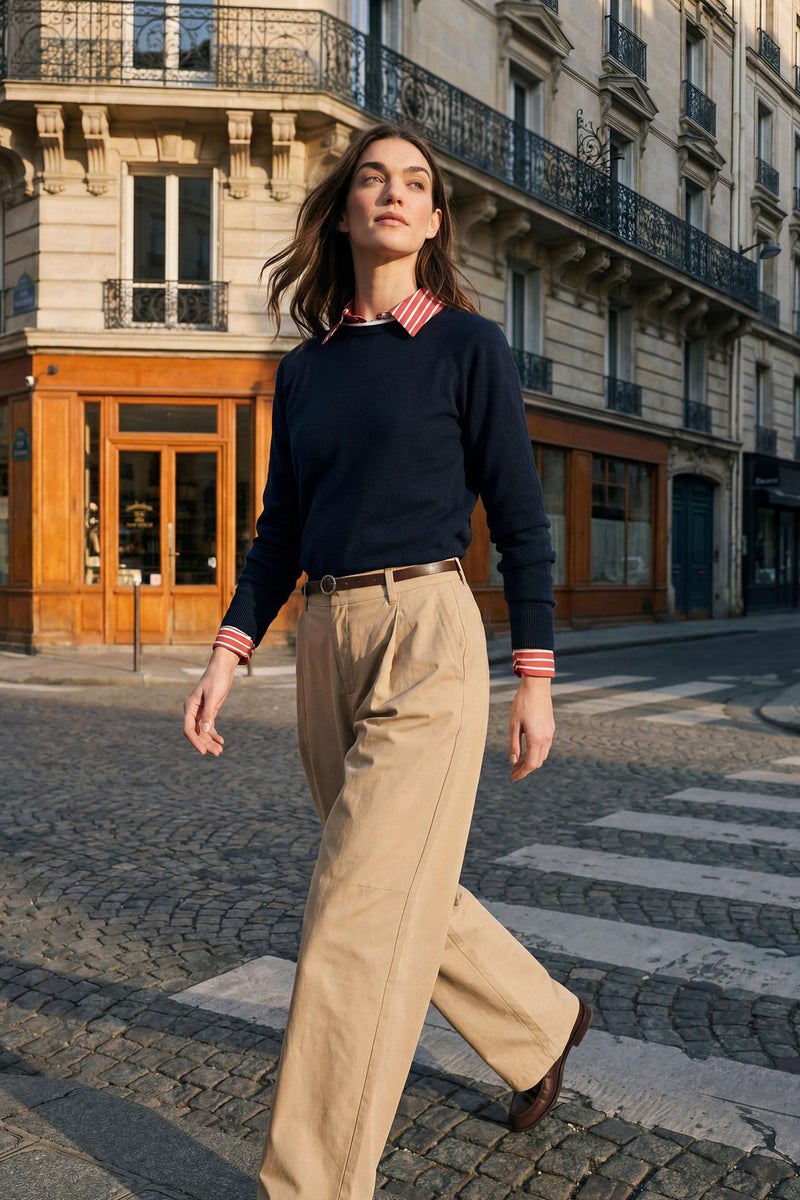 ديفاكتو بلوفر قصة عادية برقبة مستديرة - Image 2